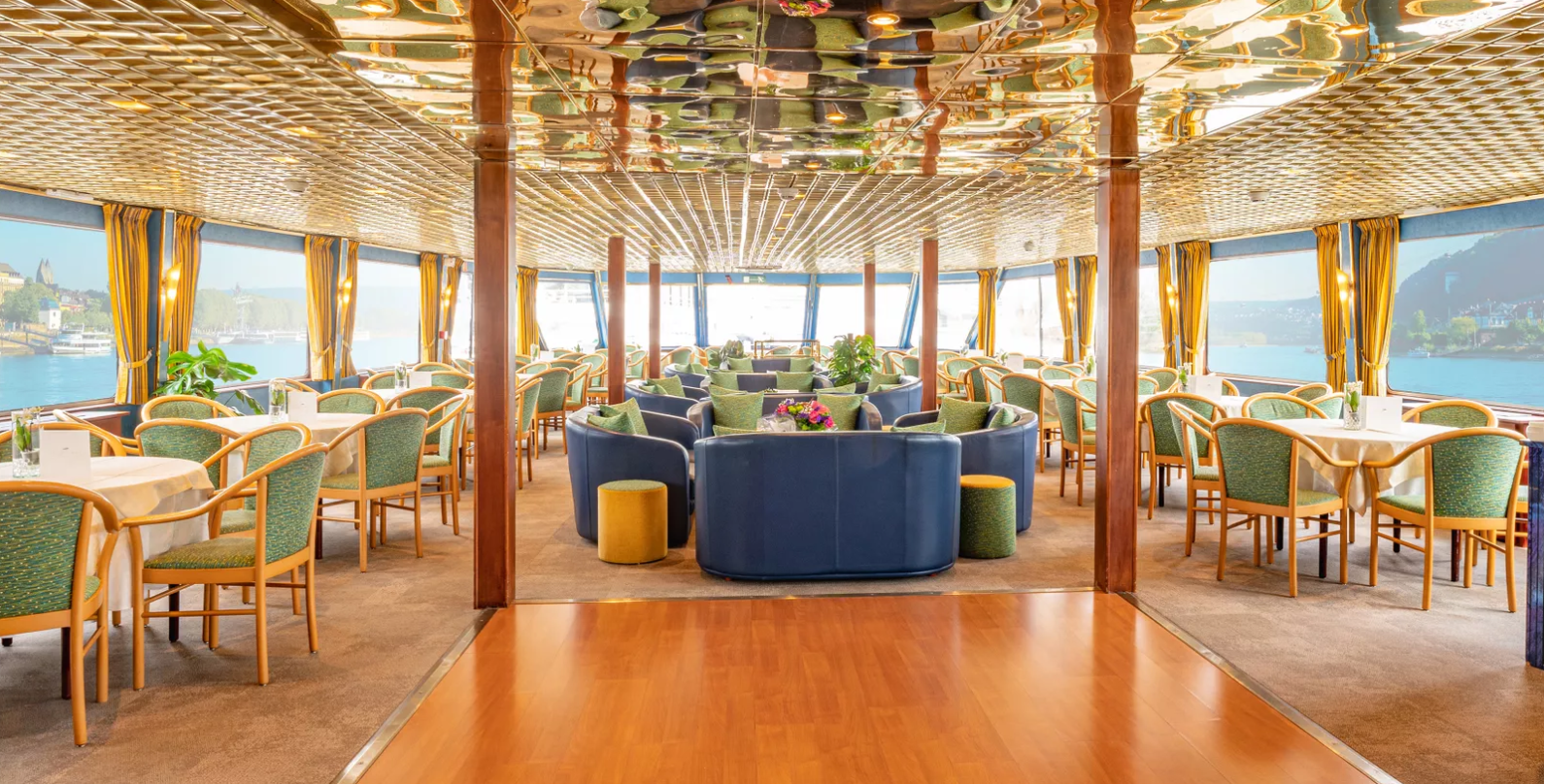 restaurant bateau croisiere rhin
