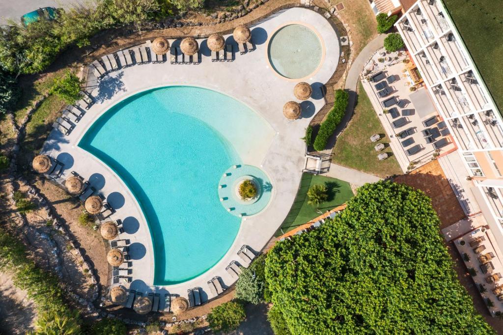 piscine hotel sainte maxime le capet vue du ciel
